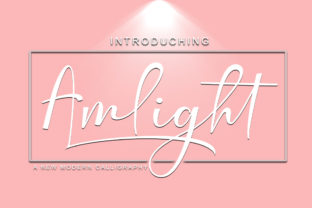 Amlight Font Review: Testing a Bold Script Typeface