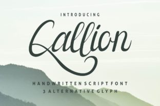 Callion: A Handwritten Font for Elegant Branding