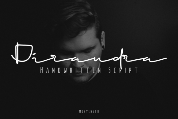 Dirandra Font: Authentic Script for Editorial Design