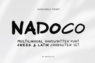 Discover Nadoco: The Perfect Handwritten Font for Makers