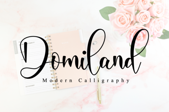 Domiland: The Elegant Script Font for Modern Marketers