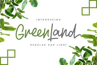 Greenland Duo: A Script Font for Marketing Visuals