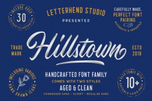 Hillstown: A Charming Script Font for Editorial Design