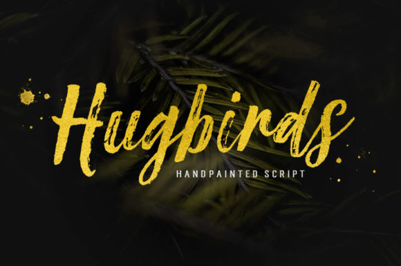 Hugbirds: A Handwritten Font for Editorial Elegance