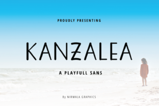 Kanzalea: A Playful Sans Typeface for Modern Web Design