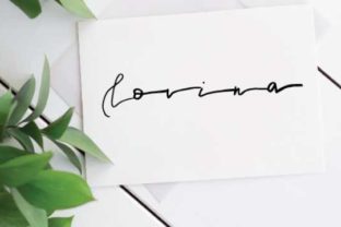 Lovina Font: A Handwritten Typeface for Campaigns