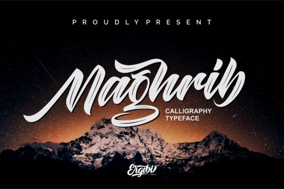 Maghrib Font: Sweet Script for Handmade Labels