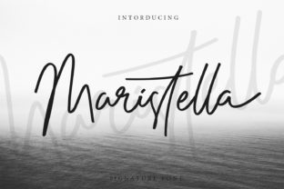 Maristella Font: Authentic Script for Handmade Products