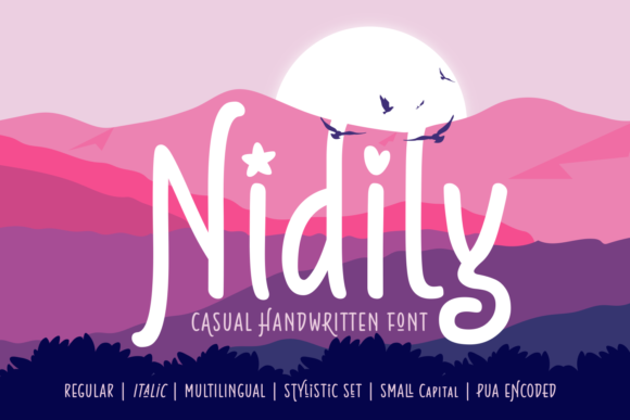 Nidily Font Review: A Sweet Script for Editorial Design