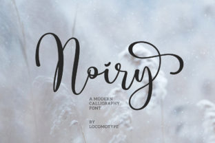 Noiry Font: Modern Calligraphy for Handmade Products