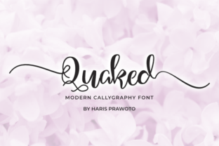Quaked Font: Elevating Campaign Visuals with Natural Script