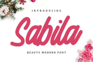 Sabila Font: Modern Script Typography for Web Design