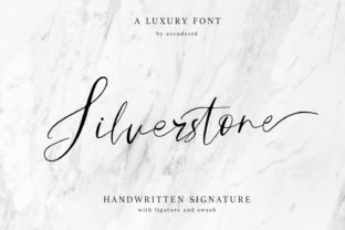 Silverstone Font: A Handwritten Typeface for Editorial Design