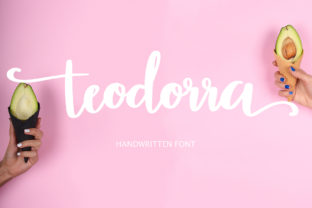 Teodorra Font: A Handwritten Typeface for Editorial Design