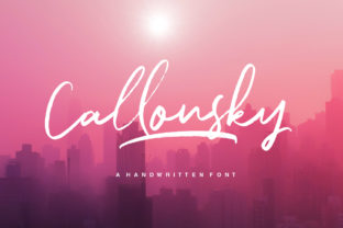 Transform Your Brand with Callonsky: A Handwritten Font