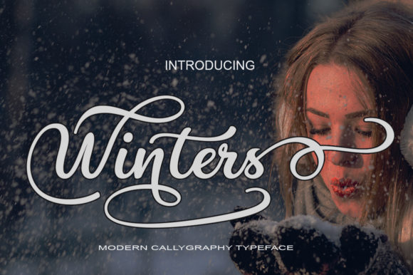 Winters Font Review: Crafting Romantic Campaign Visuals
